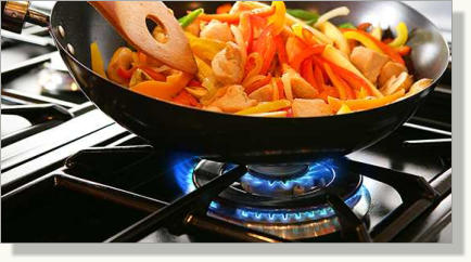 Nagykonyhai gáztűzhely